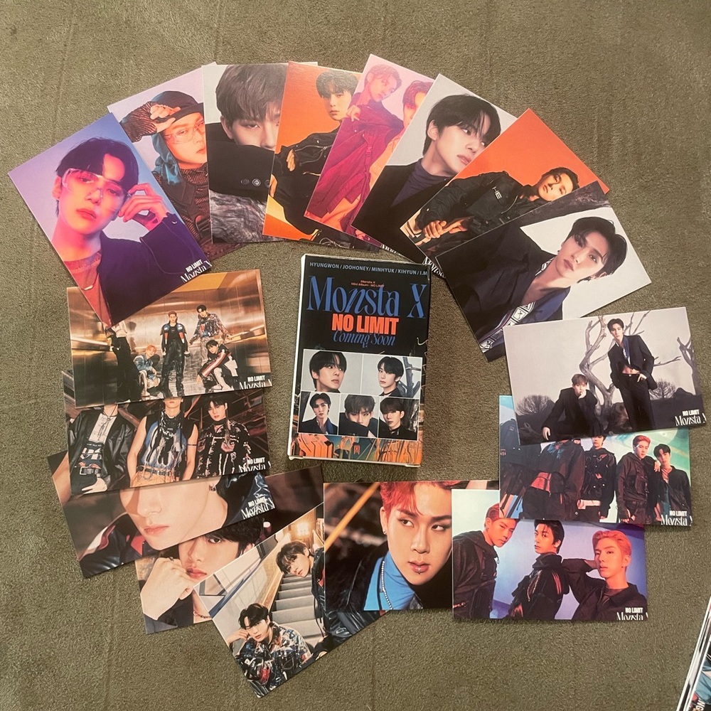 NEW KPOP MONSTA X LOMO CARDS